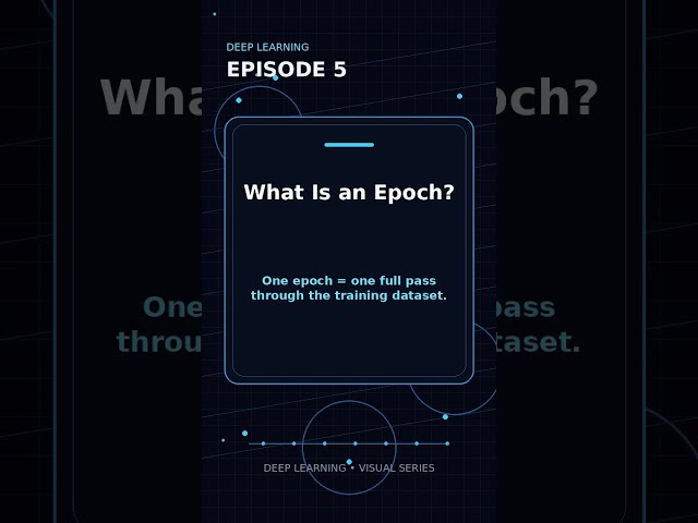 What Is an Epoch? | Episode 5 #3
