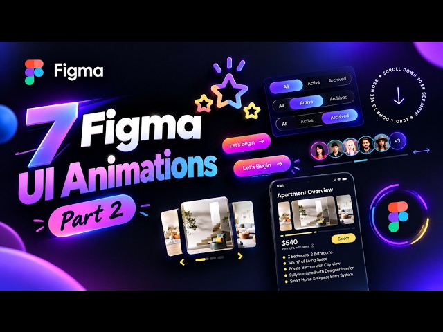 Figma Animation Tutorial Part 2 #figma