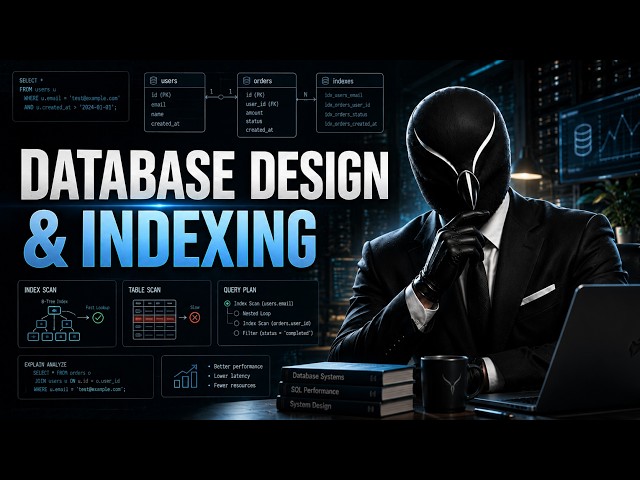Database Design & Indexing — SQL? NoSQL? Your Code Is Fine, So Why Is the System Slow?