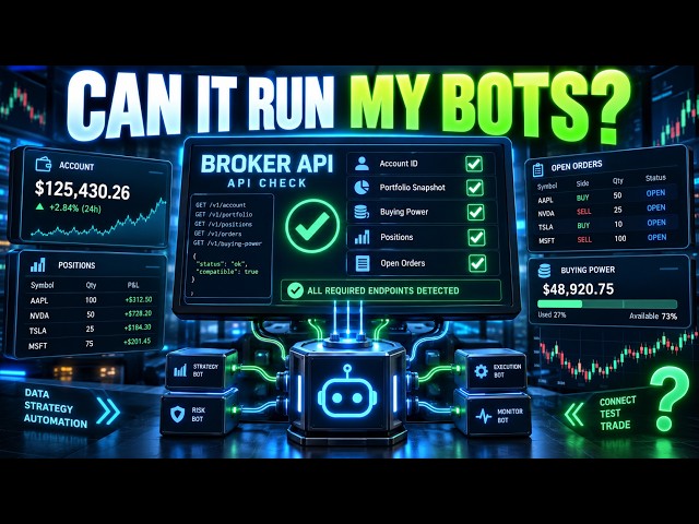 He Audits the API Against Every Function His Trading Bots Actually Need