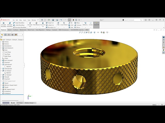 This Knurled Nut Is Secretly Three Parts in One