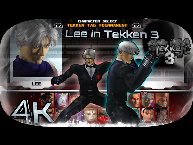 Tuxedo Lee in Tekken 3 UHD 4K 60 FPS 