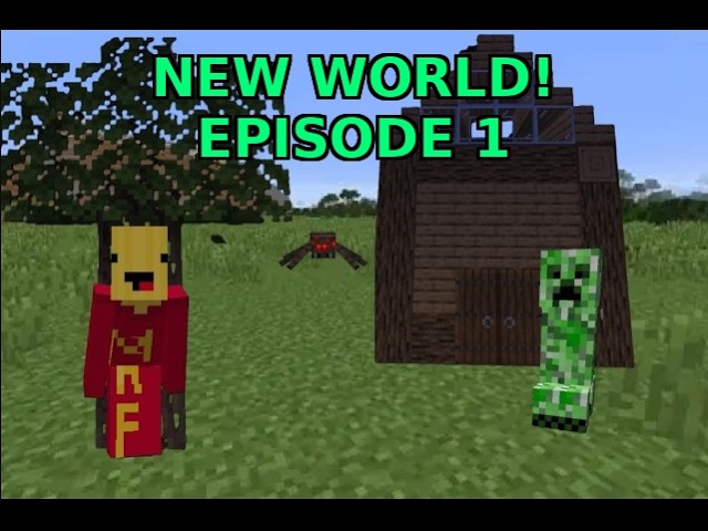 Minecraft lets play MY FIRST HOUSE