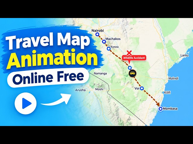 How to Create Animated Travel Maps Online for Free