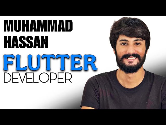 My Journey as a Flutter Developer | Muhammad Hassan #flutter #softwareengineer