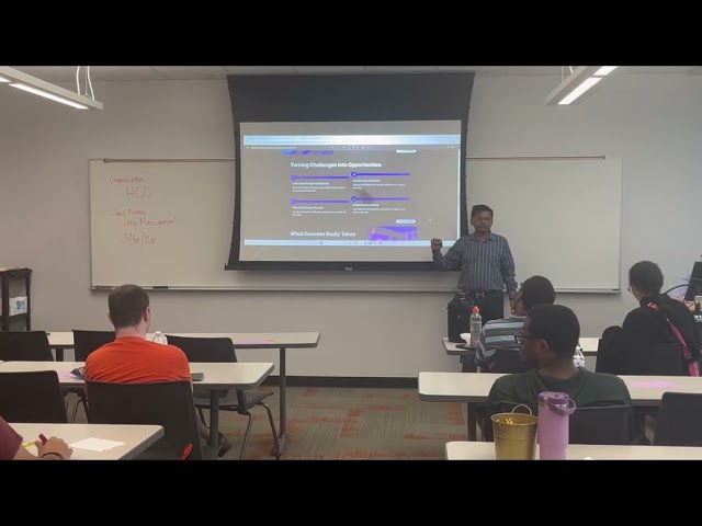 Rupesh Sanghavi -  EO Mentoring at HCC with VAST Students for Future Ready Series.