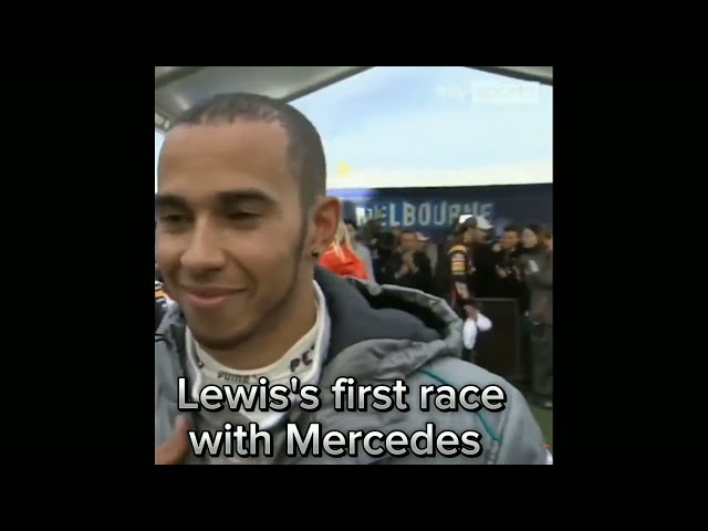 LEWIS HAMILTON FIRST RACE WITH MERCEDES
