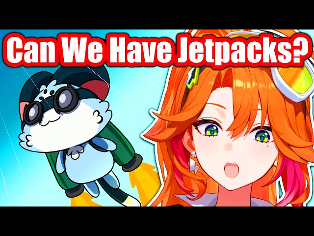 Chattini Spotted Try To Get Jetpack From Kyoko 【Hololive】