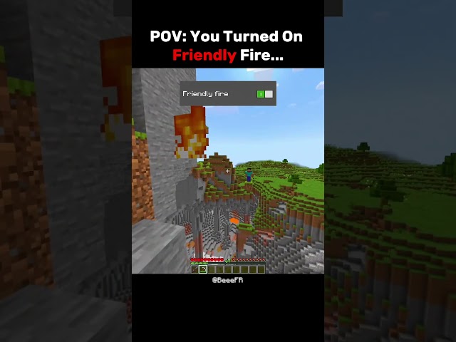 turned on friendly fire