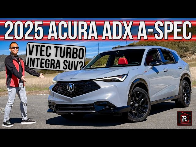 The 2025 Acura ADX A-Spec Is An Advanced Gateway SUV With VTEC Turbo Power