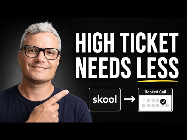 How to Get High Ticket Clients From Skool Without the Manual Grind