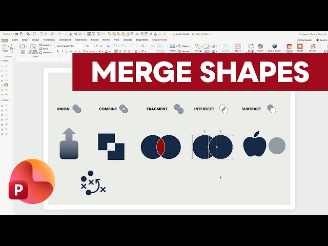 Getting the Most from PowerPoint’s Merge Shapes Feature