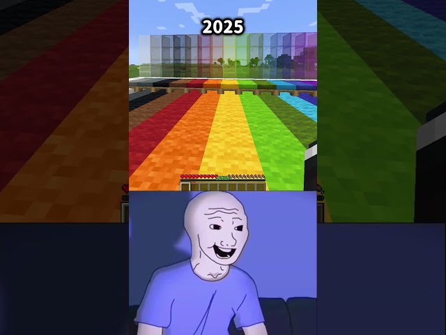 Minecraft in the old days