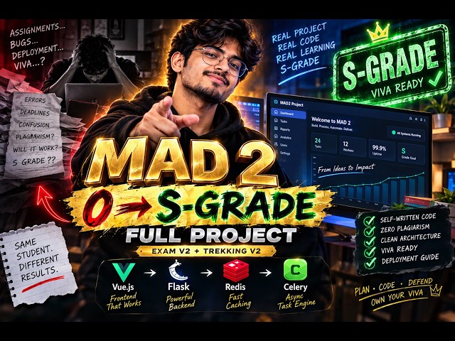 Don’t Start MAD 2 Project: Examination & Trekking Portal Before Watching This | Viva Secrets #mad2
