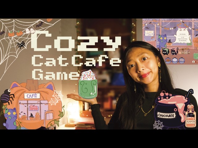 How to Make the Coziest Spooky Cat Cafe Game | Coding Tutorial | HTML,CSS,JS | Beginner Friendly