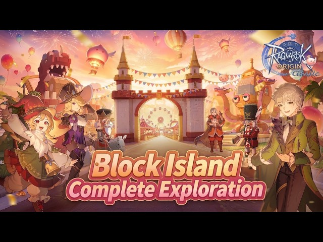 Ragnarok Origins Classic — Blocks Island Full Exploration ( ~4k GOLD COINS )