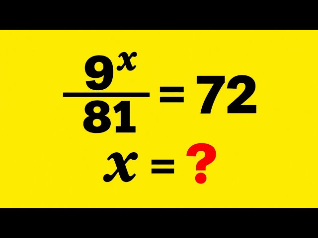 Germany | Can you solve? | A tricky Exponential maths olympiad question | 
