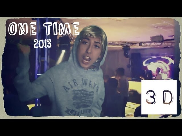 Justin Bieber - One Time (2013 Parody - Real 3D footage)