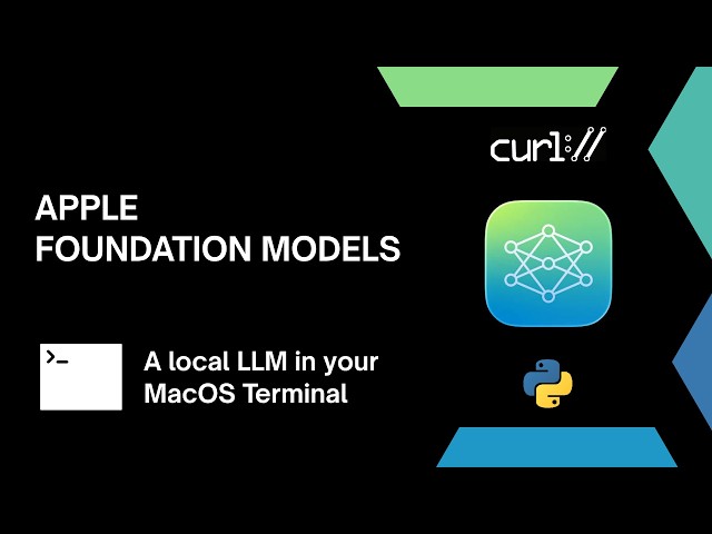 Run a Local LLM in Your Terminal with Apple FM