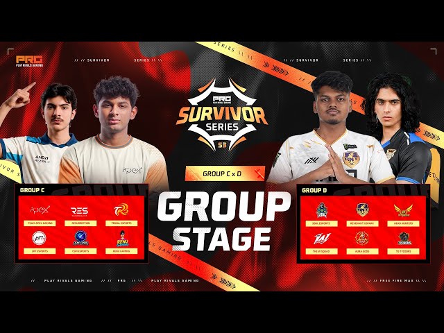 🔴 PRG Survivor Series | Group Stage [C x D]