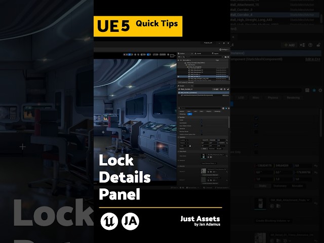 UE QuickTip - Lock Details Panel