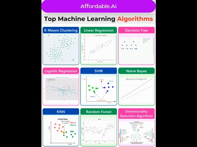 Top Machine Learning Algorithms Explained | Supervised & Unsupervised Learning