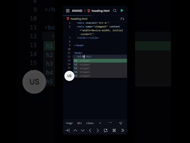 How to Style HTML Heading & Paragraph with CSS 🎨 | #Shorts  #coding  #html September 18, 2026