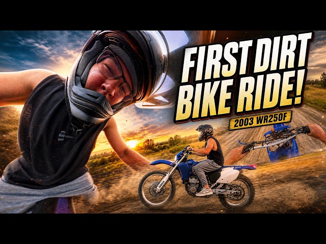 Darians First Ride of a Dirt Bike WR250F