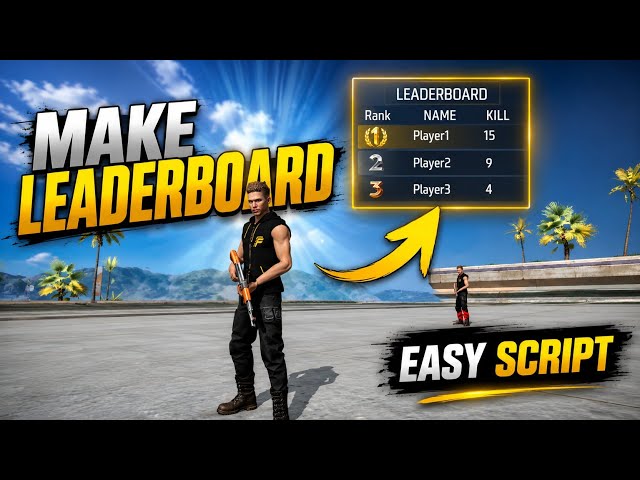 TOP 3 Leaderboard Script 🔥 Easy Craftland Tutorial