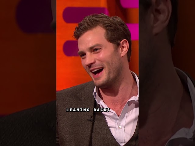 Jamie Dornan walks the walk. Weirdly. 🚶