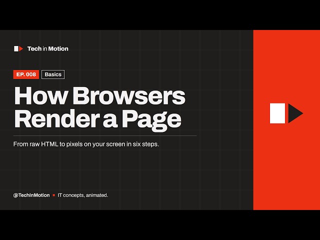 How Browsers Render a Web Page, Explained in 1 Minute