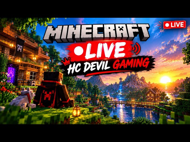 🔴MINECRAFT EXPLORATION BEGINS | HC DEVIL GAMING LIVE