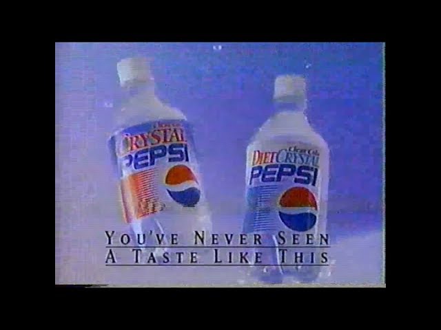 Recovered: 1992 Crystal Pepsi Van Halen "Right Now" Launch Commercial [Rare VHS Rip]
