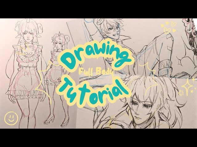 How I Draw Bodies- Full body drawing tutorial!