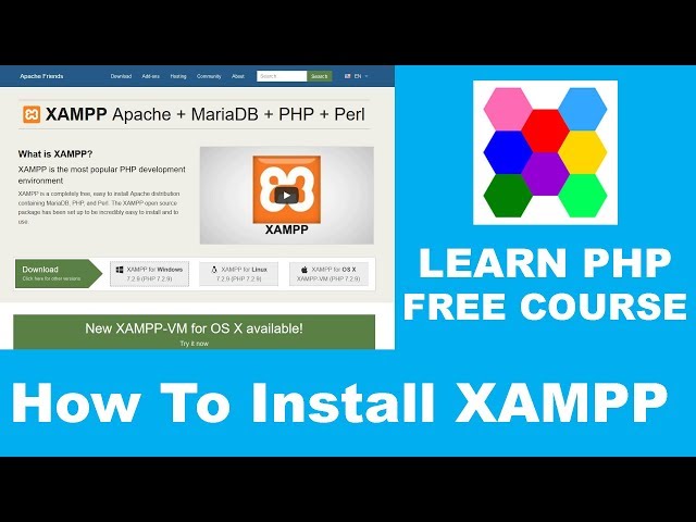 Learn PHP - Part 1 | How To Install XAMPP