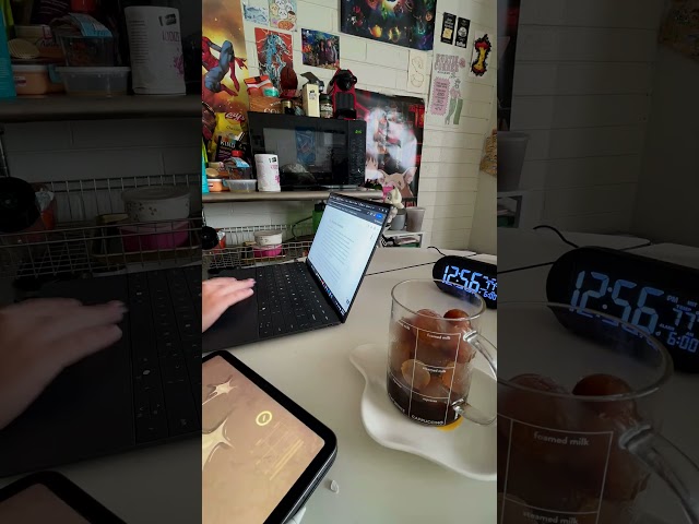 study with me until i have coffee to drink #studyvlog