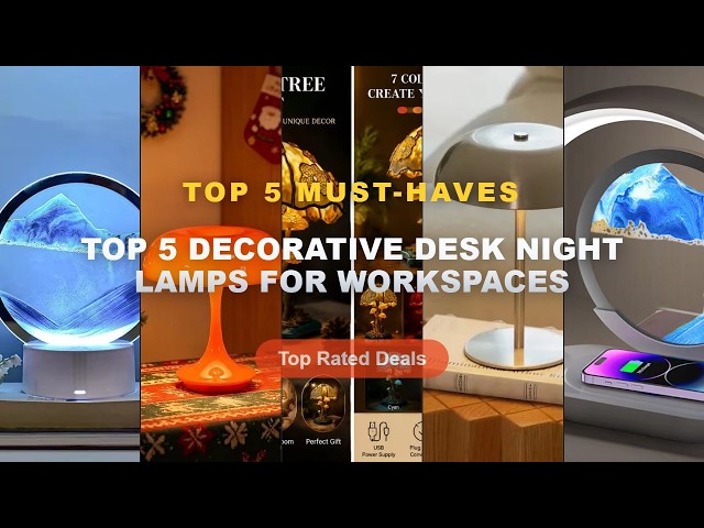 Don't Buy Top 5 Decorative Desk Night Lamps For Workspaces Before Watching This! - Quicksand Table L