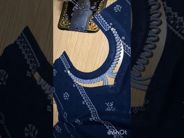 This Dori Neck Design Is So Beautiful 😍 | Easy Neck Design #Shorts