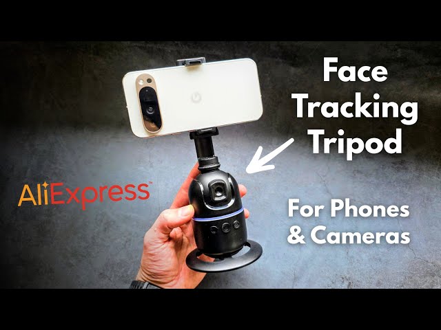 P03 Auto Face Tracking Tripod - Review & Video TEST , 360 Tracking Gimball for SmartPhones & Cameras