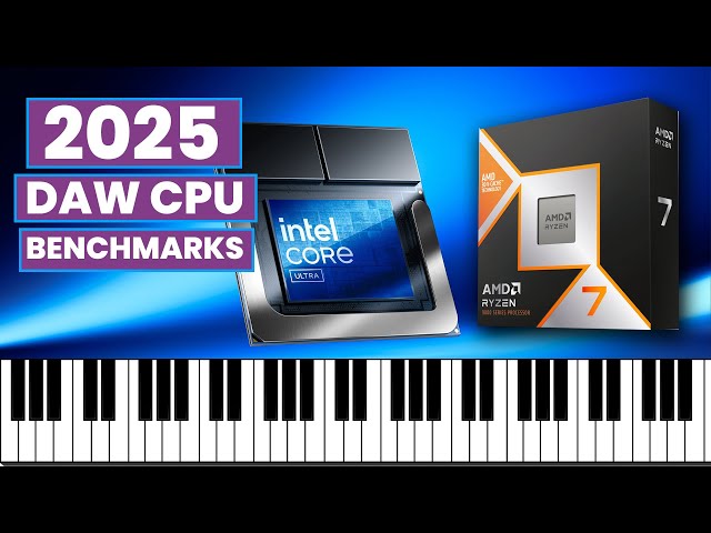 2025 DAWbench - Audio PC CPU Benchmarks - Intel 9 285K, AMD Ryzen 9950X vs 14th Gen & 7000 Series