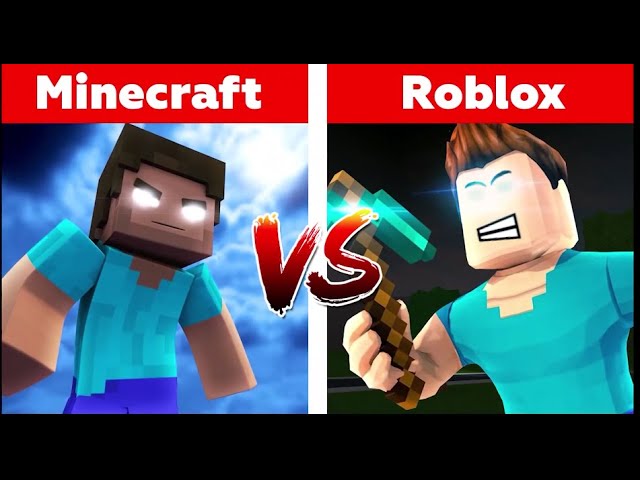 Minecraft vs Roblox  (fight back)