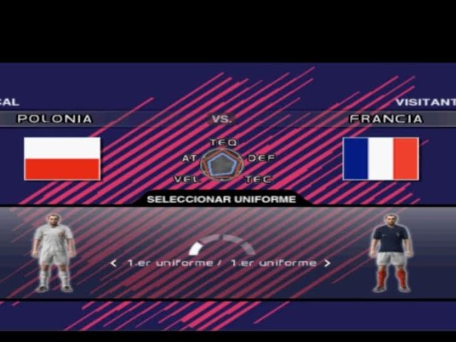 Clasificación al Mundial  Francia VS Polonia