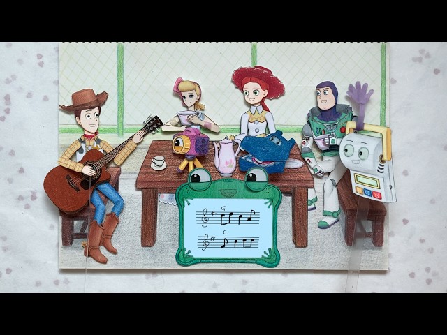 Jessie & Buzz Paperdoll - Toy Story 5