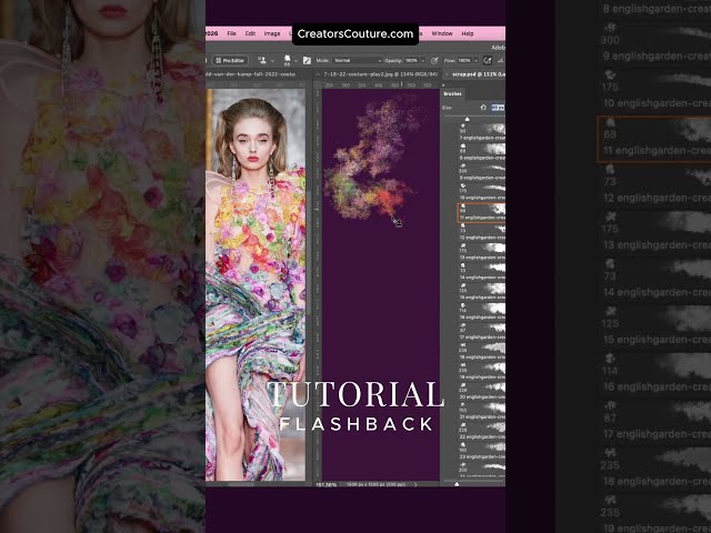 Paint in the Colors of Couture: Multicolor Brush Sampling Tips: Free Brush Download
