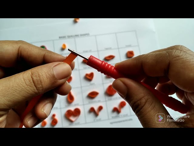 10 More Shapes in paper quilling
