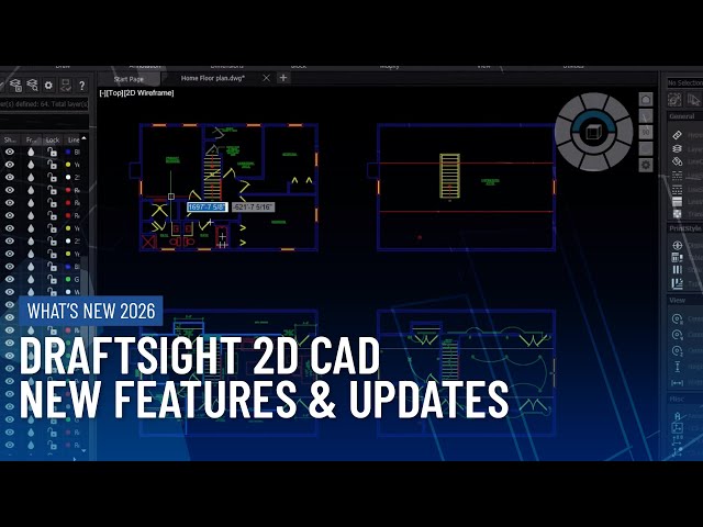 New Features & Updates to DraftSight 2D CAD | What's New in SOLIDWORKS 2026?
