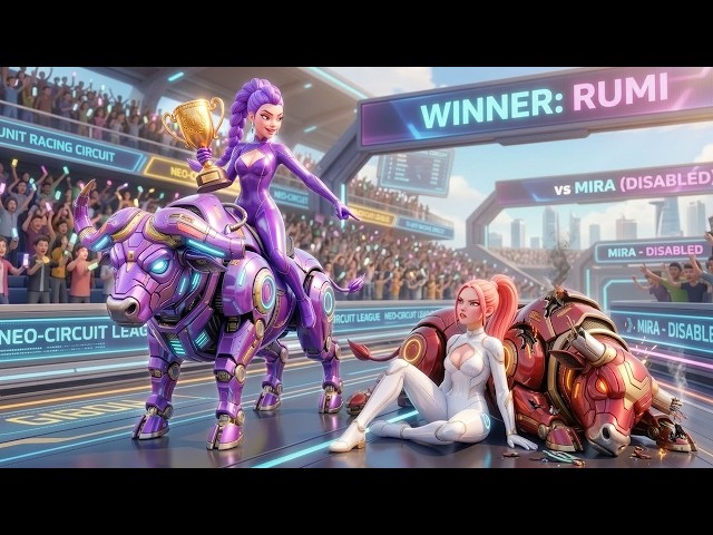 Ruby Family VS Golden Family : RUMI Wins The Magic Buffalo Racing Championship - KPOP Demon Hunters