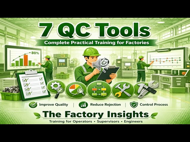7 QC Tools Explained with Real Factory Examples | Complete Quality Control Training