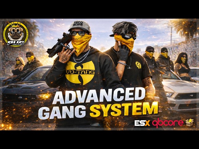 FiveM Gang System & Territories [ESX] [QBCore] [QBOX] [FiveM]