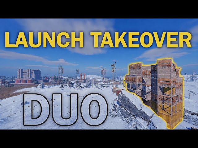 We Took Over Launch on a FULL POP Server as a DUO - Rust Console